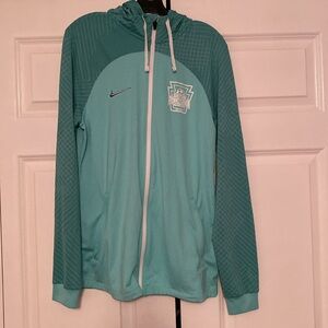 Nike Dri Fit Full Zip Teal